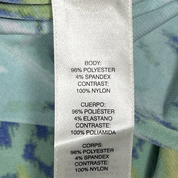 Chicos 2 Petite Maxi Skirt US L/12P Diamond Stretch Geometric Pull On Side Slits - Picture 5 of 10